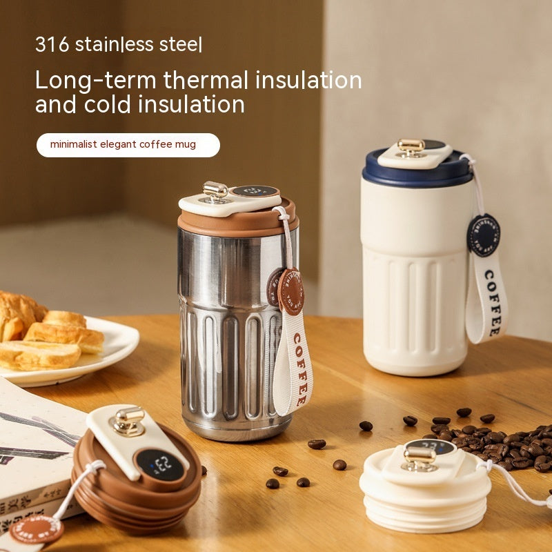 Botol Termos Digital Pintar Stainless Steel 450ml – Tahan Panas & Dingin