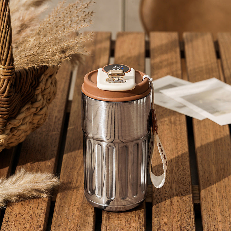 Botol Termos Digital Pintar Stainless Steel 450ml – Tahan Panas & Dingin