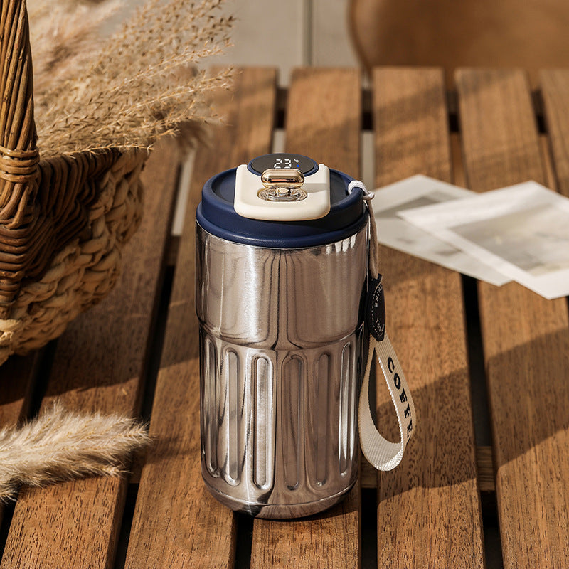 Botol Termos Digital Pintar Stainless Steel 450ml – Tahan Panas & Dingin
