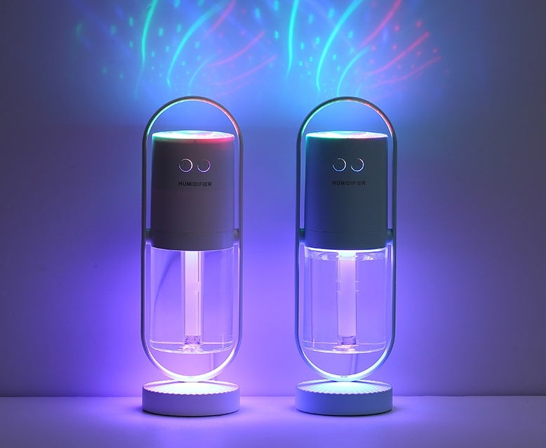 Humidifier dan Diffuser Aroma Api Tiruan – Lampu Aromaterapi Rumah